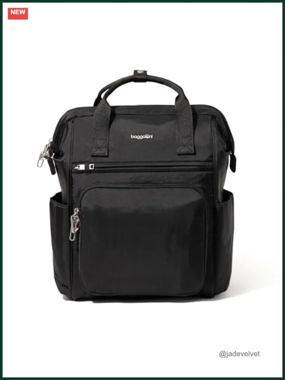 Anti-Theft Backpack with RFID, Locking Zipper, Fits 16